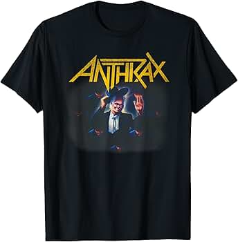ANTHRAX AMONG THE LIVING Tシャツ Mサイズ 新品 Amazon.com: Anthrax - Among The Living 35th Follow Me Front